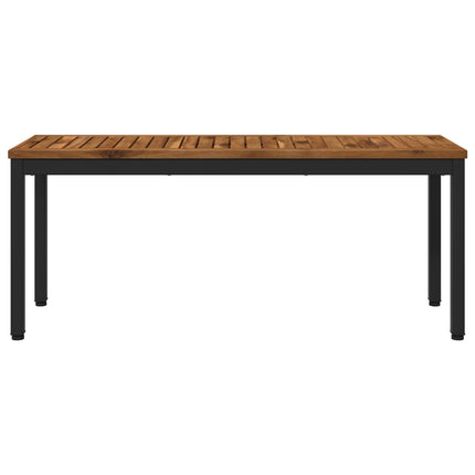 Havebænk 108,5 x 35 x 45 cm Massivt Akacietræ Rektangulær