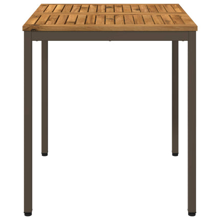 Havemiddagstabel Naturlig og Kaffe 70 x 68,5 x 75 cm