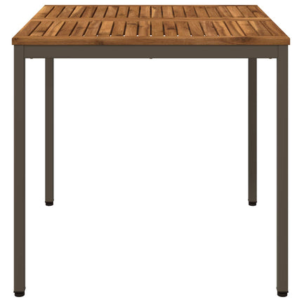 Havemiddagstabel Naturlig og Kaffe 80 x 80,5 x 75 cm