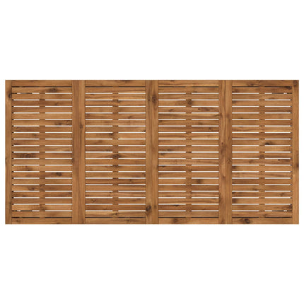 Havemiddagstabel Natur og hvid 147 x 88,5 x 75 cm