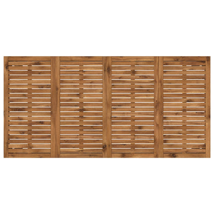 Havemiddagstabel Naturlig og Kaffe 147 x 88,5 x 75 cm