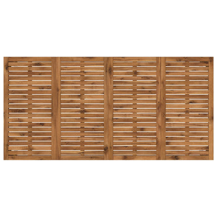 Havemiddagstabel Natur og hvid 180 x 88,5 x 75 cm