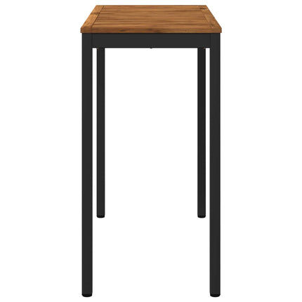 Have Bar Bord Naturfarvet og sort 108,5 x 55 x 105 cm