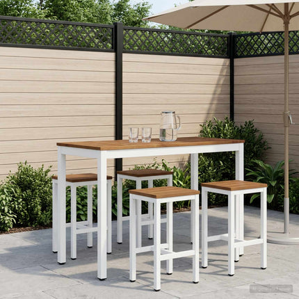 Have Bar Bord NAARDEN Natur og hvid 108,5 x 55 x 105 cm