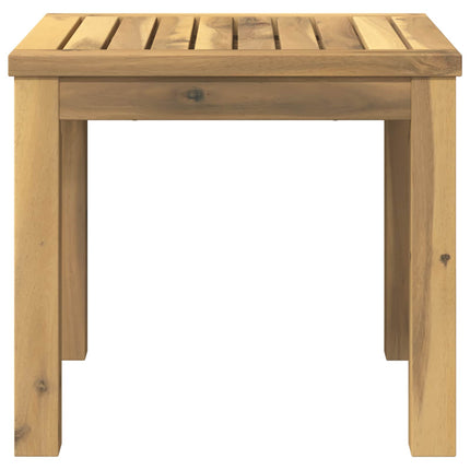 Sofabord Hvid 40 x 40,5 x 36 cm Massivt Akacietræ