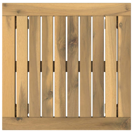 Sofabord Hvid 40 x 40,5 x 36 cm Massivt Akacietræ