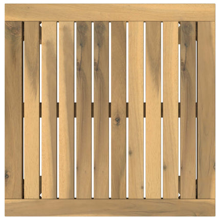 Sofabord Hvid 50 x 48,5 x 36 cm Massivt Akacietræ