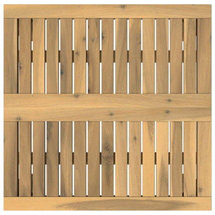 Sofabord Hvid 60 x 60,5 x 36 cm Massivt Akacietræ