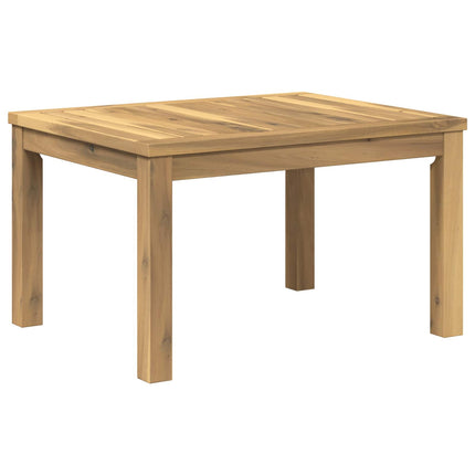 Sofabord Hvid 50 x 60,5 x 36 cm Massivt Akacietræ