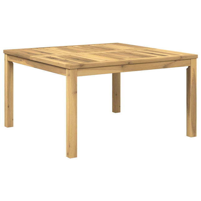 Sofabord Hvid 80 x 80,5 x 45 cm Massivt Akacietræ