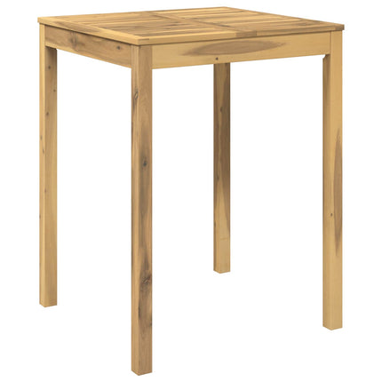 Have Bar Bord Hvid 80 x 80,5 x 105 cm Massivt Akacietræ