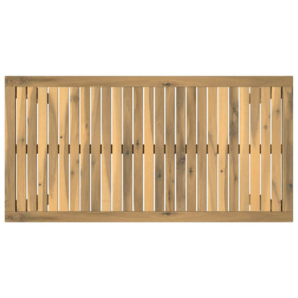 Have Bar Bord Hvid 108,5 x 55 x 105 cm Massivt Akacietræ