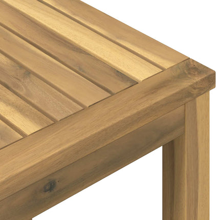 Have Bar Bord Hvid 196 x 80,5 x 105 cm Massivt Akacietræ