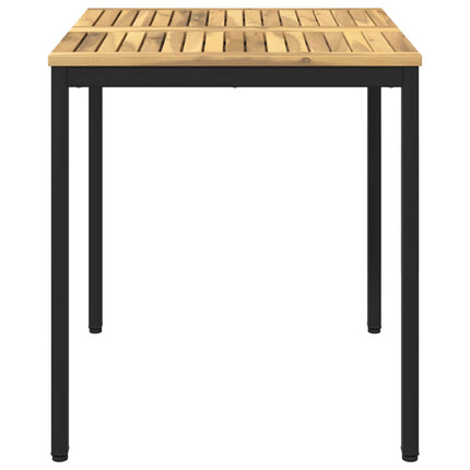 Havemiddagstabel Hvid og sort 70 x 68,5 x 75 cm