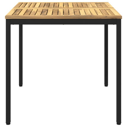 Havemiddagstabel Hvid og sort 80 x 80,5 x 75 cm