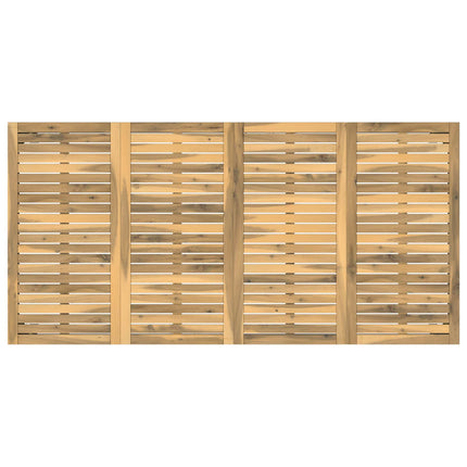 Havemiddagstabel Hvid og sort 180 x 88,5 x 75 cm