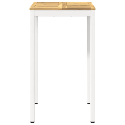 Have Bar Bord Hvid 60 x 60,5 x 105 cm Massivt Akacietræ