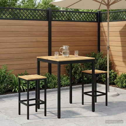 Have Bar Bord NAARDEN Hvid og sort 80 x 80,5 x 105 cm