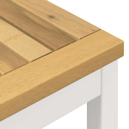 Have Bar Bord Hvid 141 x 80,5 x 105 cm Massivt Akacietræ