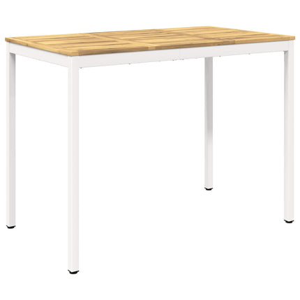 Have Bar Bord Hvid 141 x 80,5 x 105 cm Massivt Akacietræ