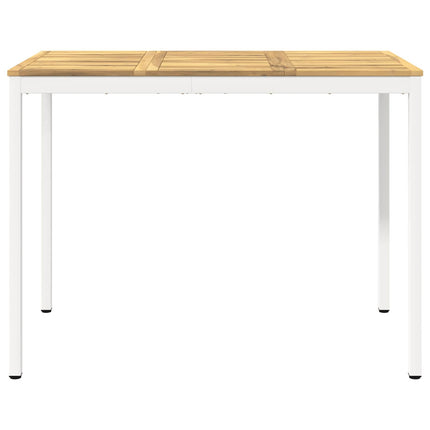 Have Bar Bord Hvid 141 x 80,5 x 105 cm Massivt Akacietræ