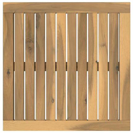Bordplade 48,5 x 49 x 2 cm Rektangulær Massivt Akacietræ Hvid