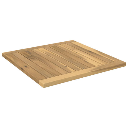 Bordplade 48,5 x 49 x 2 cm Rektangulær Massivt Akacietræ Hvid