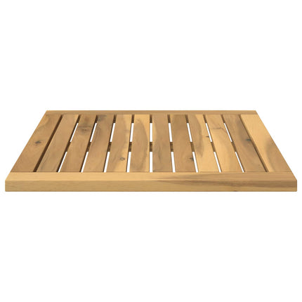 Bordplade 48,5 x 49 x 2 cm Rektangulær Massivt Akacietræ Hvid