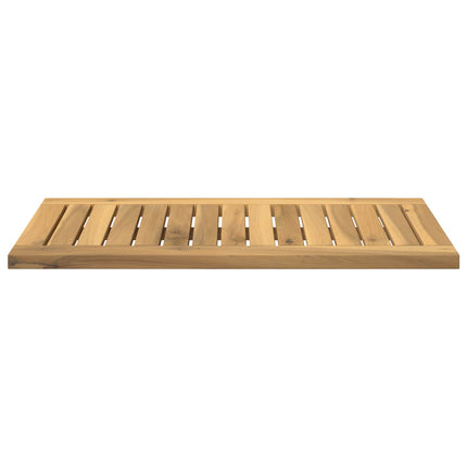 Bordplade 60,5 x 30 x 2 cm Rektangulær Massivt Akacietræ Hvid