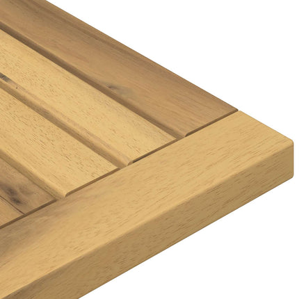 Bordplade 80,5 x 40 x 2 cm Rektangulær Massivt Akacietræ Hvid