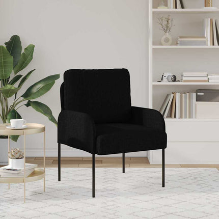 Sofaer med pude 55cm Sort Krydsfinér