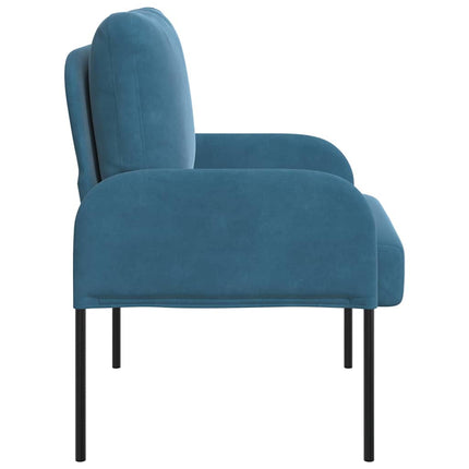 Sofaer med pude 55cm Blå Krydsfinér