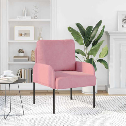 Sofaer med pude 55cm Lyserød Krydsfinér