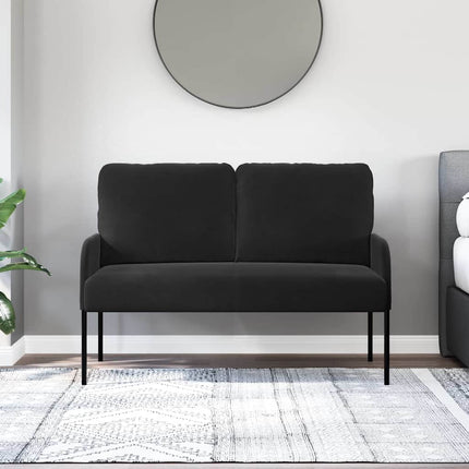 Sofaer med pude 110cm Sort Krydsfinér