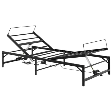 Elektrisk Justerbar Sengetramme Sort 80 x 200 cm Stål