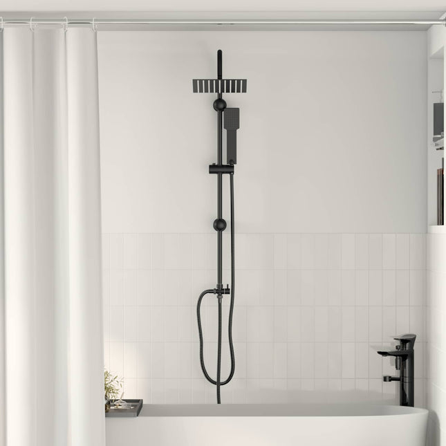 Brusesystem Sort 47 x 20 x 95 cm Rustfrit stål