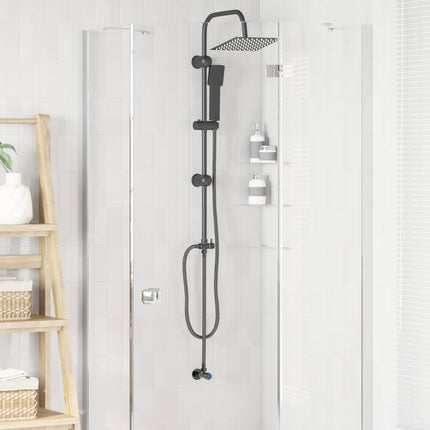 Brusesystem Sort 47 x 20 x 95 cm Rustfrit stål