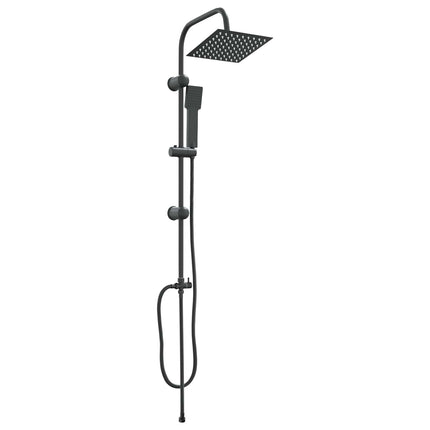 Brusesystem Sort 47 x 20 x 95 cm Rustfrit stål