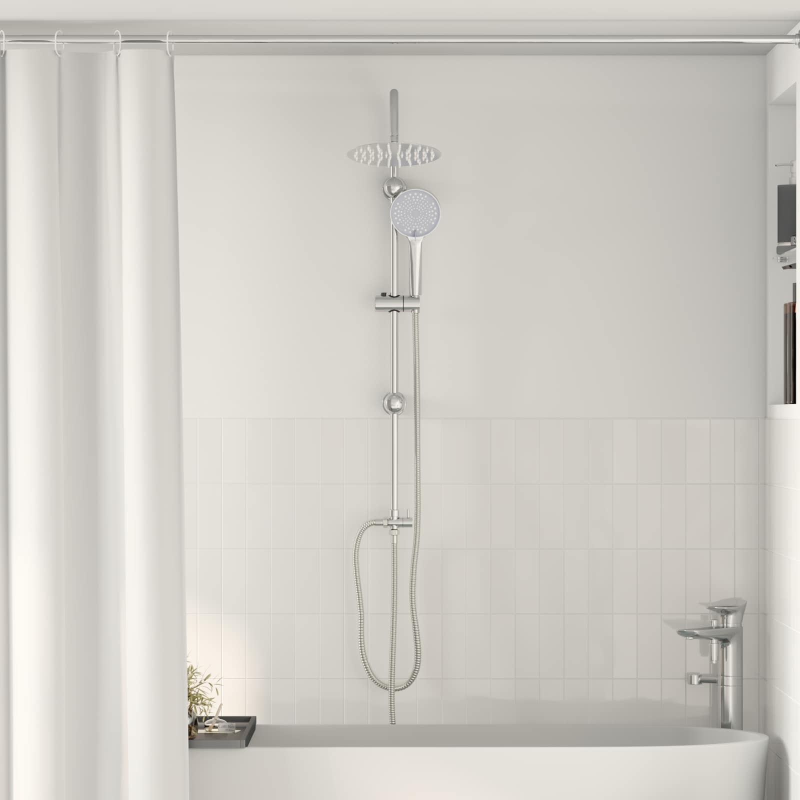 Brusesystem Sølv 47 x 20 x 95 cm Rustfrit stål billede