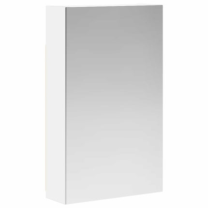 Badeværelsesspejlskab Hvid 30 x 10,5 x 50 cm Konstrueret træ