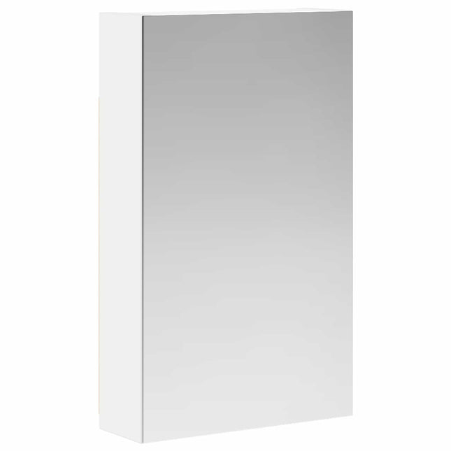 Badeværelsesspejlskab Hvid 30 x 10,5 x 50 cm Konstrueret træ