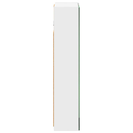 Badeværelsesspejlskab Hvid 30 x 10,5 x 50 cm Konstrueret træ