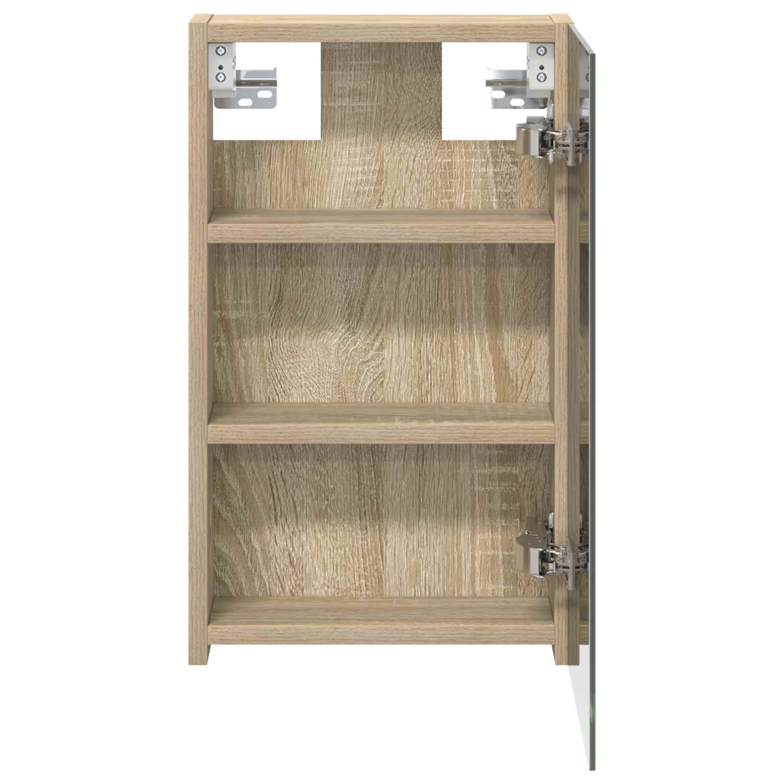 Badeværelsesspejlskab med hylde Sonoma eg 30 x 10,5 x 50 cm