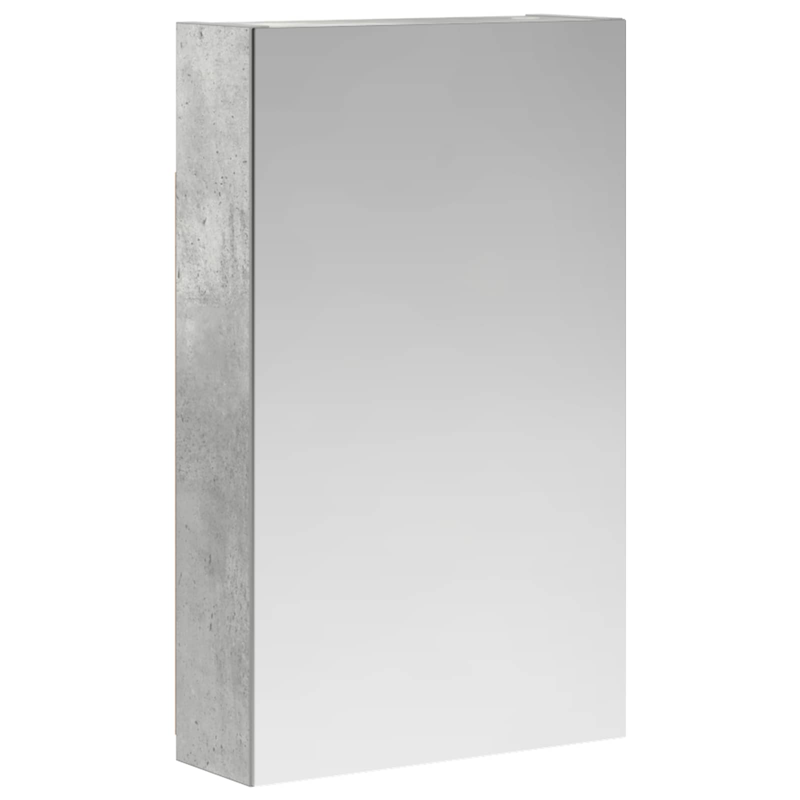 Badeværelsesspejlskab med hylde Beton Grå 30 x 10,5 x 50 cm