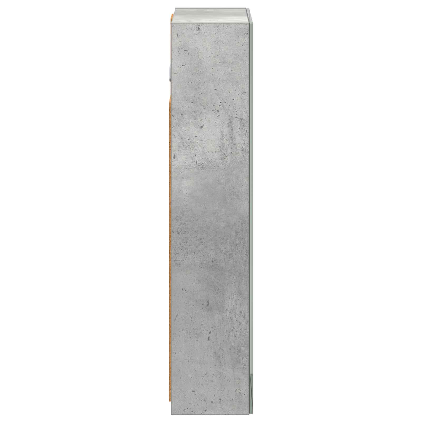 Badeværelsesspejlskab med hylde Beton Grå 30 x 10,5 x 50 cm
