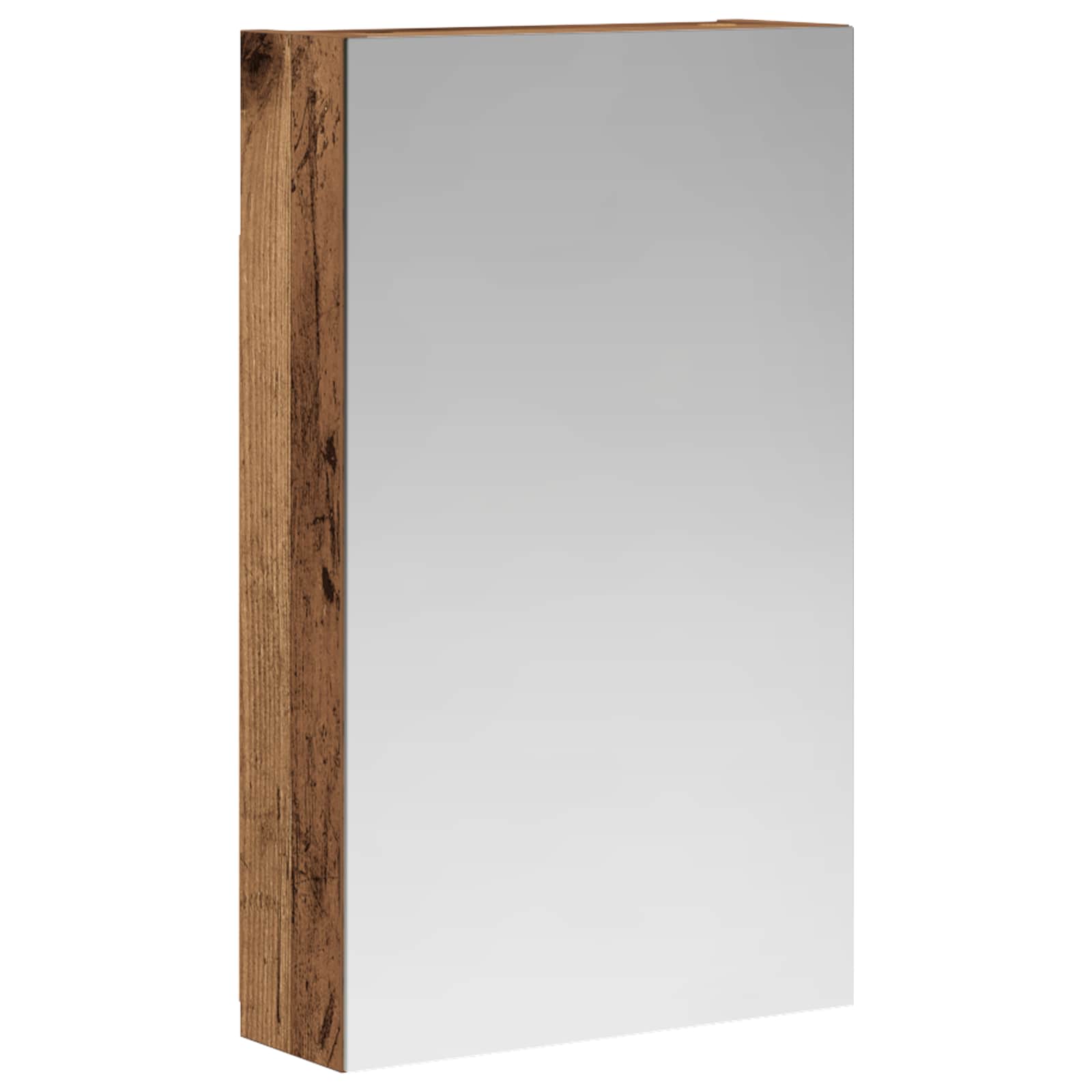 Badeværelsesspejlskab med hylde Gammelt træ 30 x 10,5 x 50 cm