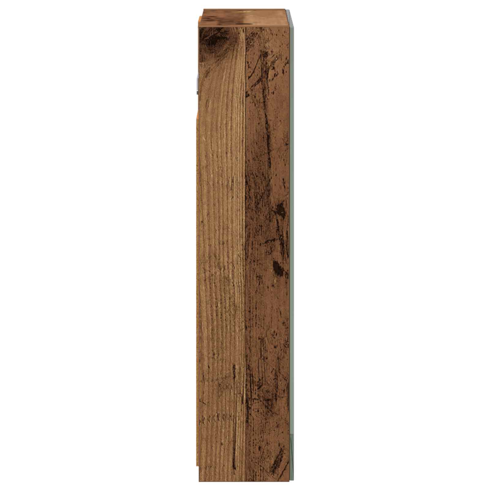 Badeværelsesspejlskab med hylde Gammelt træ 30 x 10,5 x 50 cm