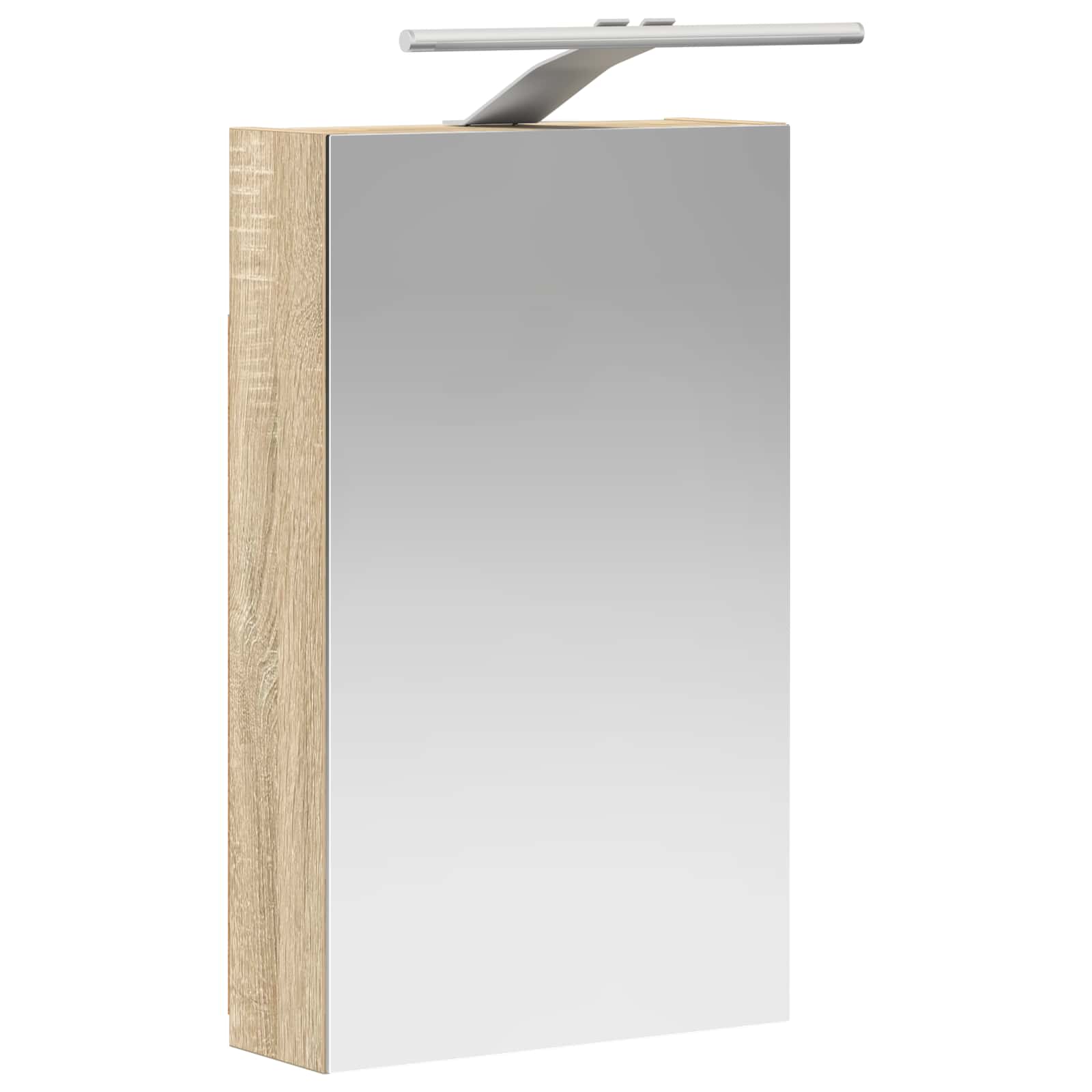 Badeværelsesspejlskab med hylde Sonoma eg 30 x 10,5 x 50 cm