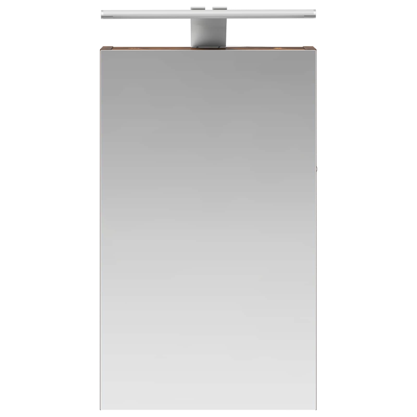 Badeværelsesspejlskab med hylde Røget eg 30 x 10,5 x 50 cm