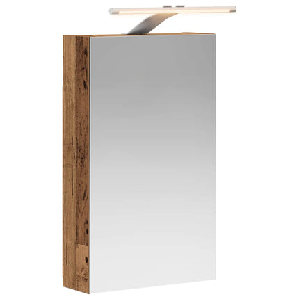 Badeværelsesspejlskab Gammelt træ 30 x 10,5 x 50 cm